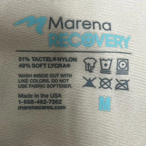 Marena Recovery Compression Sleeves Women's Size M Medium 3/4 Sleeve Arm - Picture 10 of 14